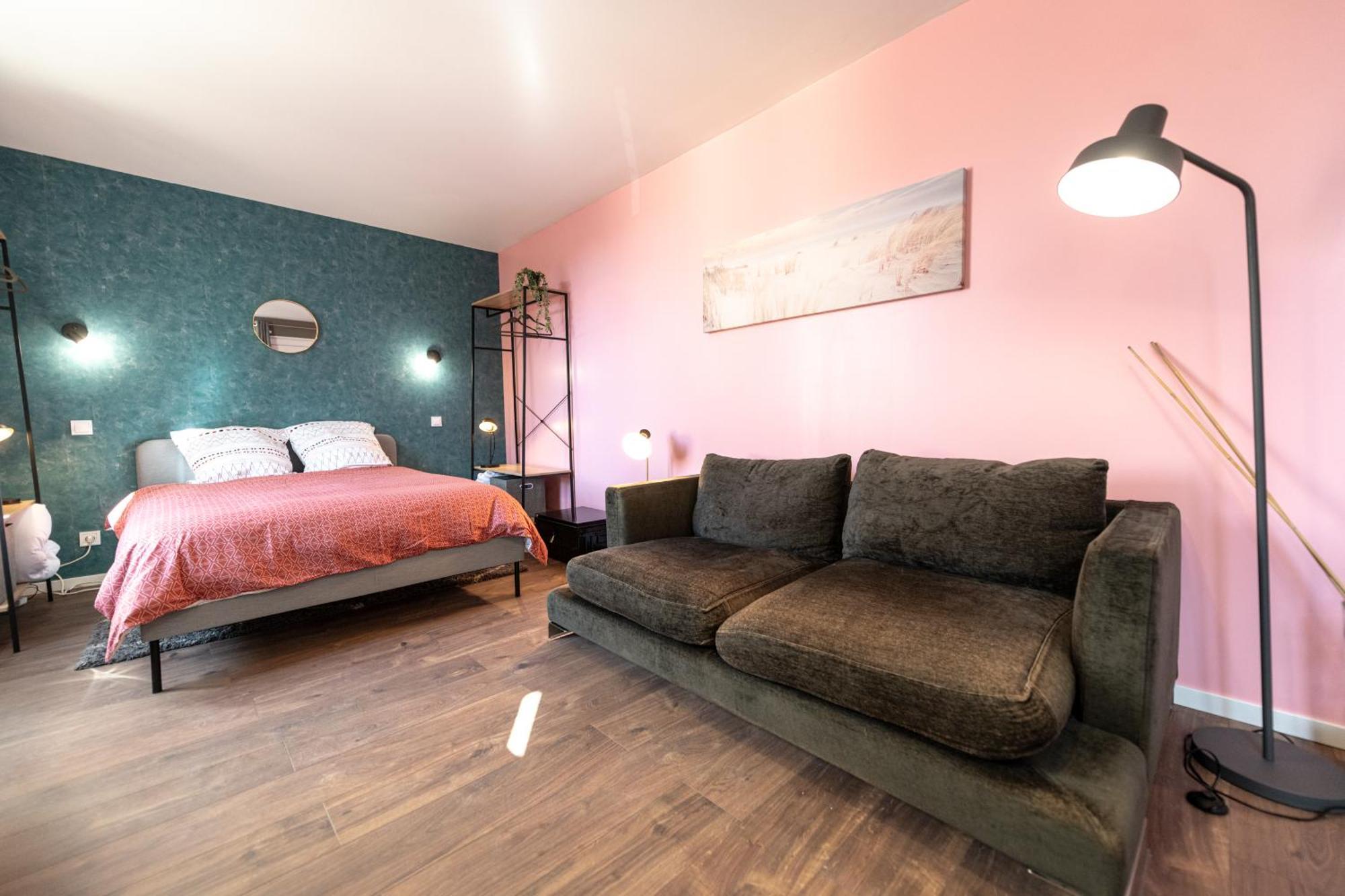 Kasa Lounge - Climatisation - Au Calme Appartement Rive-de-Gier Buitenkant foto