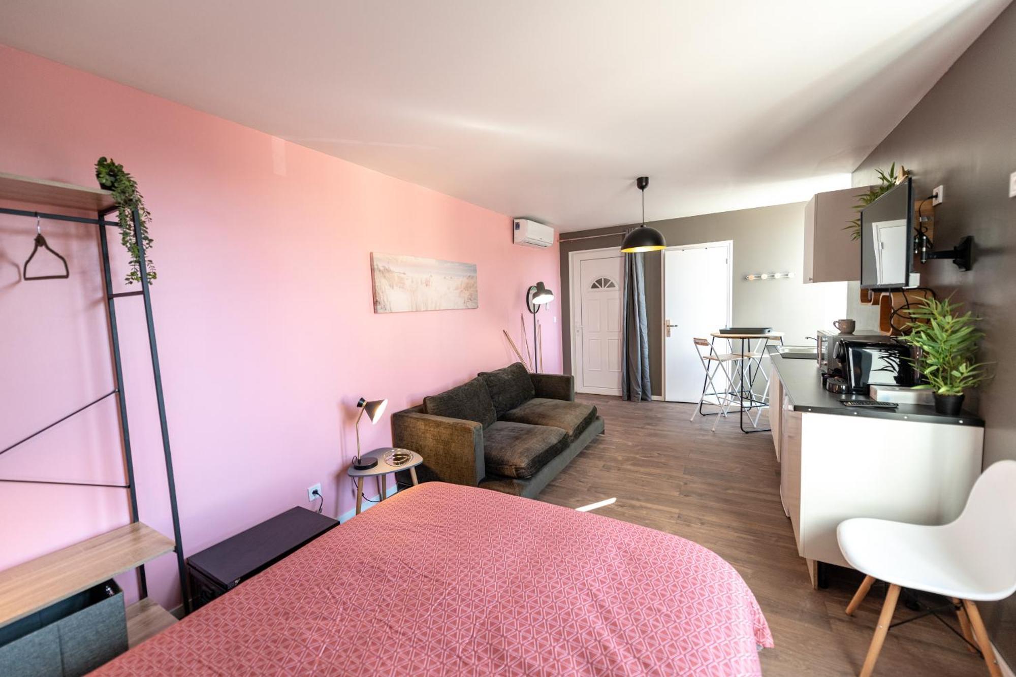 Kasa Lounge - Climatisation - Au Calme Appartement Rive-de-Gier Buitenkant foto